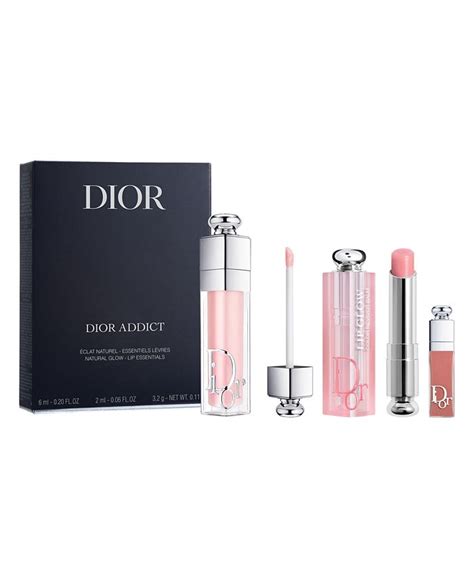 dior 3-pc. addict lip essentials makeup set|Dior Addict lip makeup.